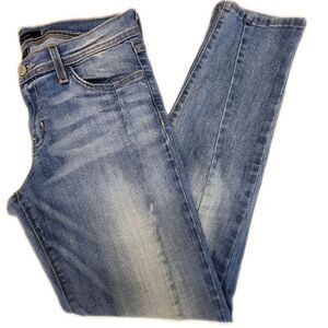 Flying Monkey Low Rise Ankle Skinny With Front Seams, Light Blue, 27